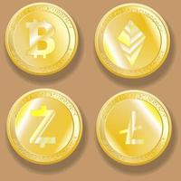 Crypto Currency Illustration vector