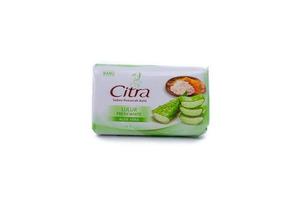 Yogyakarta, 09 March 2021, Citra soap bar. Fragrant bath soap in a pack photo