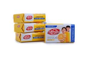 Yogyakarta, 09 March 2021, Lifebuoy soap bar. Fragrant bath soap