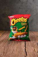 Yogyakarta, 06 March 2021, Studio shot of cheetos snack product photo