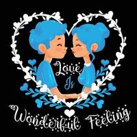 Valentine's Day T-shirt Designs vector