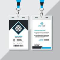 Corporate ID Card Design Template vector