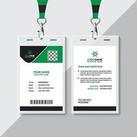 Professional ID Card Design vector