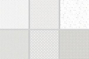 Ilustración de vectores eps10 de patrones sin fisuras gris y rosa