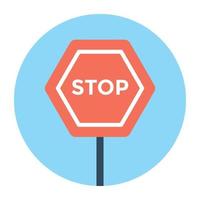 Stop Sign Concepts vector