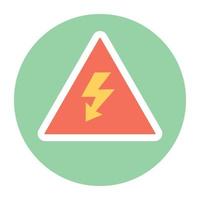 Voltage Warning Concepts vector