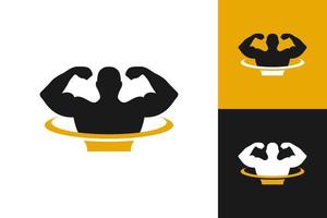 Illustration Vector Graphic of Gym Logo. Perfect to use for Technology Company