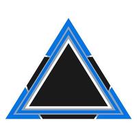 geometric shape triangle emblem vector