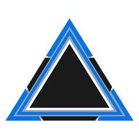 geometric shape triangle emblem vector