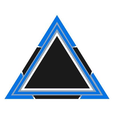 geometric shape triangle emblem