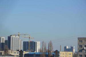 Panorama of new development in the established city photo