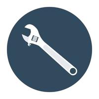 Trendy Wrench Concepts vector