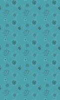 turquoise background with germs diseases doodle vector