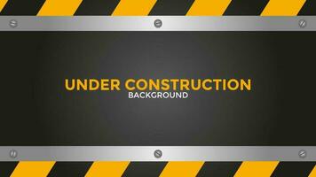 Vector of Under Construction Background. Perfect for warning content, any background, etc.
