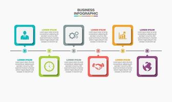Presentation business infographic template vector