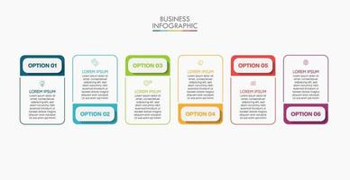 Presentation business infographic template vector