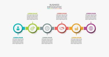 Presentation business infographic template vector