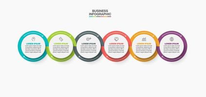 Presentation business infographic template vector