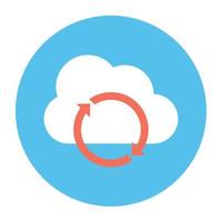 Cloud Sync Concepts vector