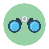 Trendy Binoculars Concepts vector