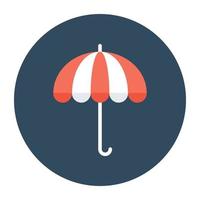 Trendy Umbrella Concepts vector