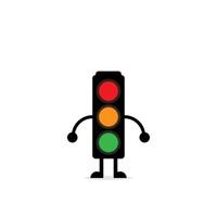 Traffic Light Mascot vector