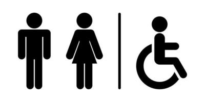Toilet sign Set vector