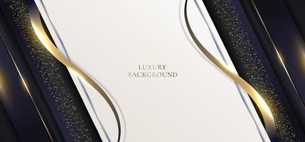 3D modern luxury template design white diagonal stripes pattern vector