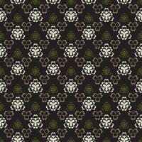 Decorative ornament seamless pattern background vector