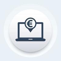 internet banking icon vector