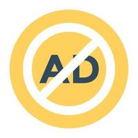 Trendy Adblock Concepts vector