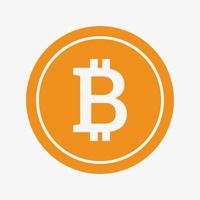 Bitcoin vector icon