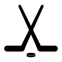 Ice hockey icon. Vector illustration isolated on white background