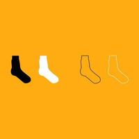 Sock it is white icon . vector