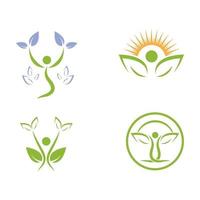 Healthy Life people medical Logo template vector