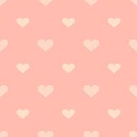 Modern banner with colorful seamless pattern of hearts Abstract love symbol vector
