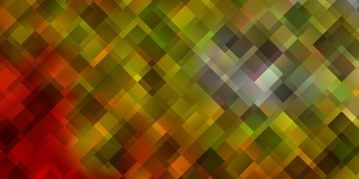 patrón de vector naranja claro en estilo cuadrado.