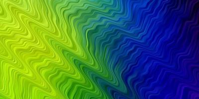 Light Multicolor vector pattern with curves.