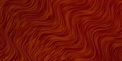 Light Orange vector template with curves.
