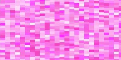 textura de vector rosa claro en estilo rectangular.