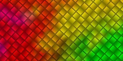 Light Multicolor vector background with rectangles.