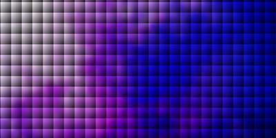 textura de vector de color rosa oscuro, azul en estilo rectangular.
