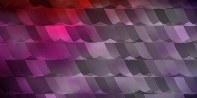 Dark Pink, Yellow vector background with set of hexagons.