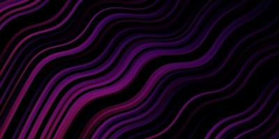 Dark Purple, Pink vector pattern with wry lines.