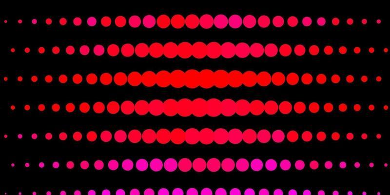 Dark Purple, Pink vector background with spots.