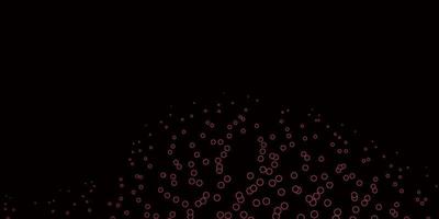 Dark Red vector texture with disks.