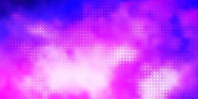 diseño de vector de color púrpura claro, rosa con círculos.