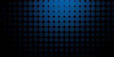 Dark BLUE vector backdrop with dots.