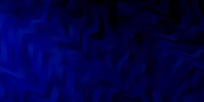 Dark BLUE vector background with wry lines.