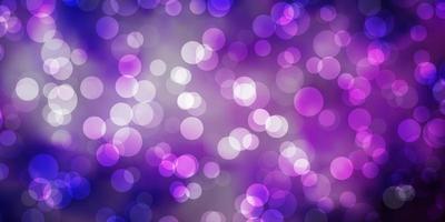 Light Purple vector backdrop with dots.